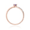 Pierścionek W0459 Tanzanit 0,15ct różowe złoto