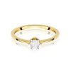 Pierścionek W0628 Diament 0,03ct żółte złoto