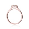 Pierścionek W0508 Diament Laboratoryjny 0,50ct różowe złoto