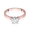 Pierścionek W0526 Diament Laboratoryjny 0,70ct różowe złoto