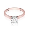 Pierścionek W0526 Diament Laboratoryjny 1,00ct różowe złoto