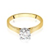 Pierścionek W0526 Diament Laboratoryjny 0,70ct żółte złoto