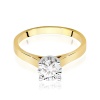 Pierścionek W0526 Diament Laboratoryjny 1,00ct żółte złoto