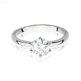 Pierścionek W0535 Diament Laboratoryjny 1,00ct białe złoto