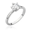 Pierścionek W0539 Diament Laboratoryjny 0,70ct białe złoto