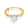 Pierścionek W0539 Diament Laboratoryjny 1,00ct żółte złoto