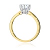 Pierścionek W0539 Diament Laboratoryjny 1,00ct żółte złoto