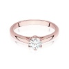 Pierścionek W0540 Diament Laboratoryjny 0,50ct różowe złoto