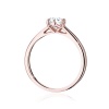 Pierścionek W0540 Diament Laboratoryjny 0,50ct różowe złoto