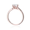 Pierścionek W0540 Diament Laboratoryjny 0,70ct różowe złoto