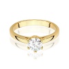 Pierścionek W0540 Diament Laboratoryjny 0,70ct żółte złoto