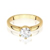 Pierścionek W0540 Diament Laboratoryjny 1,00ct żółte złoto