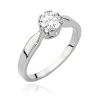 Pierścionek W0541 Diament Laboratoryjny 0,50ct białe złoto