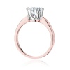 Pierścionek W0541 Diament Laboratoryjny 1,00ct różowe złoto