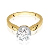 Pierścionek W0541 Diament Laboratoryjny 0,70ct żółte złoto