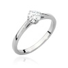 Pierścionek W0543 Diament Laboratoryjny 0,40ct białe złoto