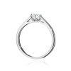 Pierścionek W0543 Diament Laboratoryjny 0,40ct białe złoto