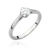 Pierścionek W0543 Diament Laboratoryjny 0,50ct białe złoto