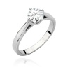 Pierścionek W0543 Diament Laboratoryjny 0,70ct białe złoto