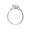 Pierścionek W0543 Diament Laboratoryjny 0,70ct białe złoto