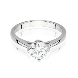 Pierścionek W0543 Diament Laboratoryjny 1,00ct białe złoto