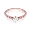 Pierścionek W0543 Diament Laboratoryjny 0,40ct różowe złoto