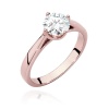 Pierścionek W0543 Diament Laboratoryjny 1,00ct różowe złoto