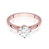 Pierścionek W0543 Diament Laboratoryjny 1,00ct różowe złoto
