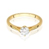 Pierścionek W0543 Diament Laboratoryjny 0,50ct żółte złoto