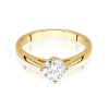 Pierścionek W0543 Diament Laboratoryjny 0,70ct żółte złoto