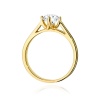 Pierścionek W0543 Diament Laboratoryjny 0,70ct żółte złoto