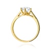 Pierścionek W0543 Diament Laboratoryjny 1,00ct żółte złoto