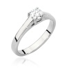 Pierścionek W0544 Diament Laboratoryjny 0,40ct białe złoto