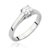 Pierścionek W0544 Diament Laboratoryjny 0,50ct białe złoto