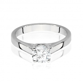 Pierścionek W0544 Diament Laboratoryjny 0,70ct białe złoto