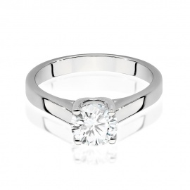Pierścionek W0544 Diament Laboratoryjny 1,00ct białe złoto