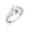 Pierścionek W0545 Diament Laboratoryjny 0,40ct białe złoto