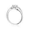 Pierścionek W0545 Diament Laboratoryjny 0,40ct białe złoto