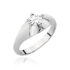 Pierścionek W0545 Diament Laboratoryjny 0,50ct białe złoto