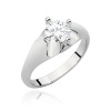 Pierścionek W0545 Diament Laboratoryjny 0,70ct białe złoto