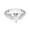 Pierścionek W0545 Diament Laboratoryjny 0,70ct białe złoto