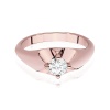 Pierścionek W0545 Diament Laboratoryjny 0,40ct różowe złoto