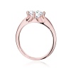 Pierścionek W0545 Diament Laboratoryjny 1,00ct różowe złoto