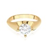 Pierścionek W0545 Diament Laboratoryjny 1,00ct żółte złoto