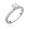 Pierścionek W0546 Diament Laboratoryjny 0,40ct białe złoto
