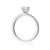 Pierścionek W0546 Diament Laboratoryjny 0,40ct białe złoto