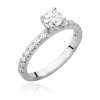 Pierścionek W0546 Diament Laboratoryjny 0,50ct białe złoto