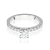 Pierścionek W0546 Diament Laboratoryjny 0,50ct białe złoto