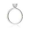 Pierścionek W0546 Diament Laboratoryjny 0,50ct białe złoto
