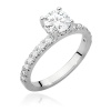 Pierścionek W0546 Diament Laboratoryjny 0,70ct białe złoto
